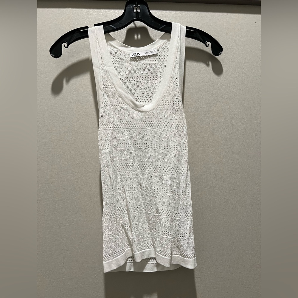 Zara Lace Like Tank Top
